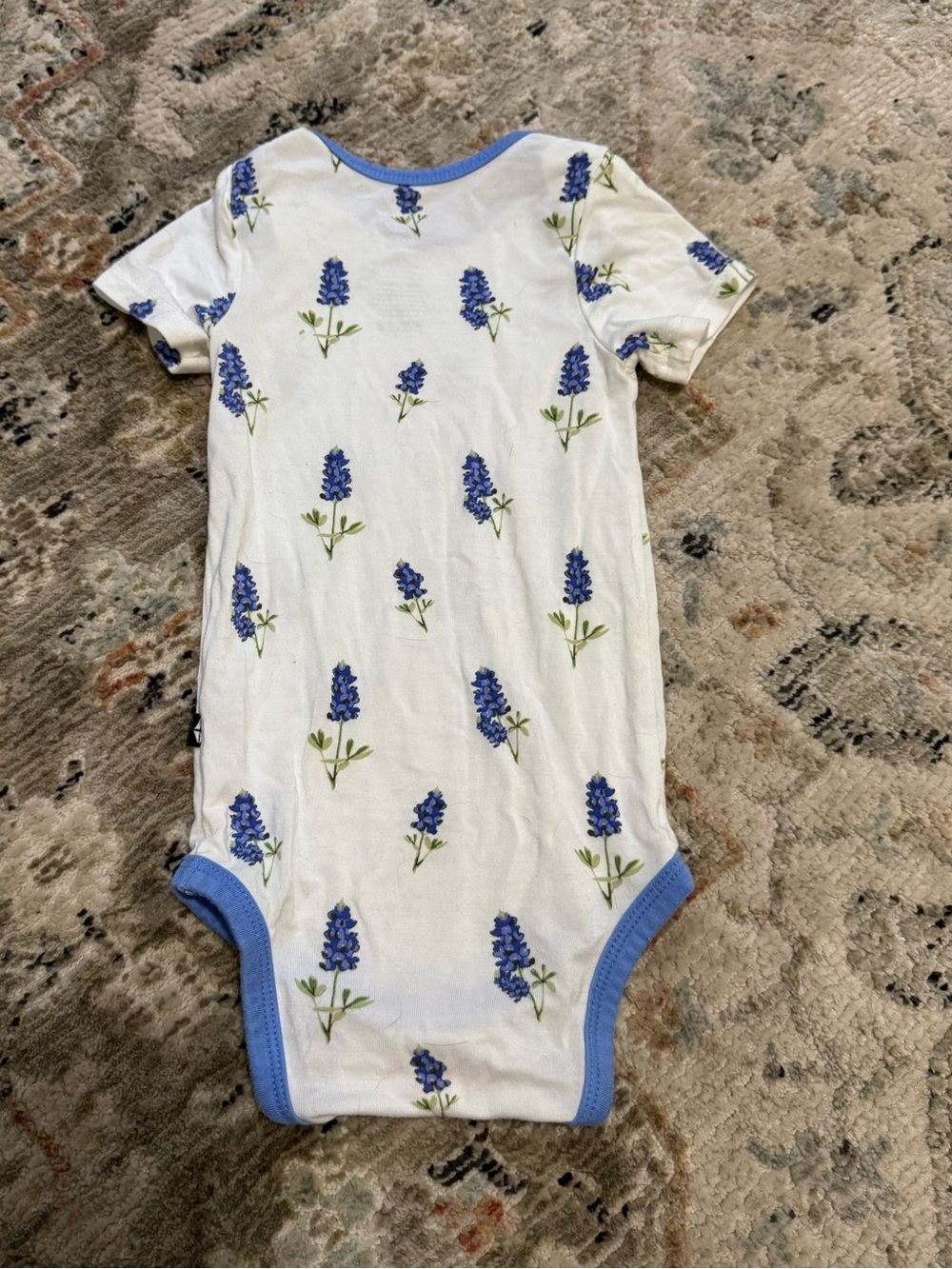 Kyte BABY Bluebonnet Bundle Bib + Onesie - Picture 3 of 4